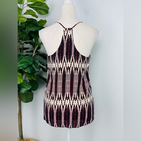 NEW Newbury Kustom Cami Chiffon Abstract Pattern Top - Picture 4 of 6